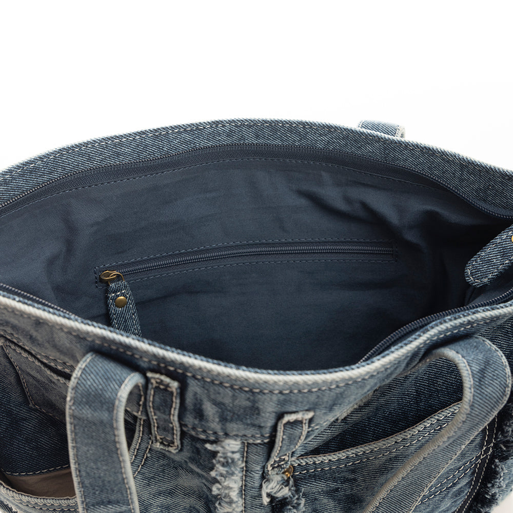 Vaqueros Azules Tote Bag