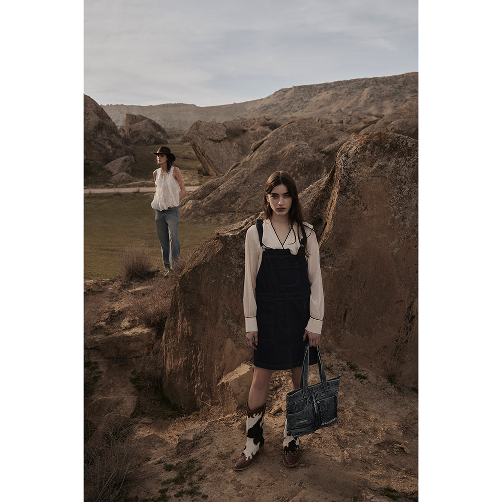 Vaqueros Azules Tote Bag
