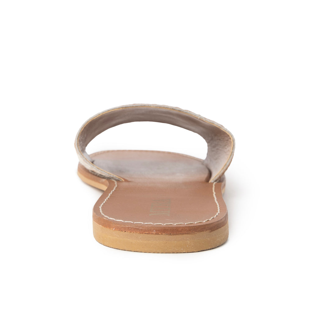 Kemma Hair-On Hide Sandals In Light And Caramel