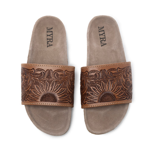 Dottie Hand-Tooled Sandals
