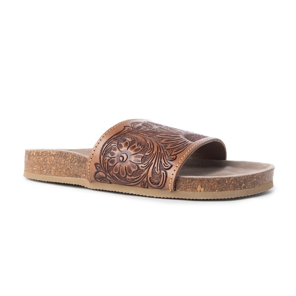 Dottie Hand-Tooled Sandals