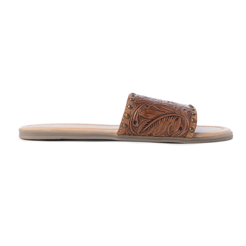 Ellie Hand-Tooled Sandals