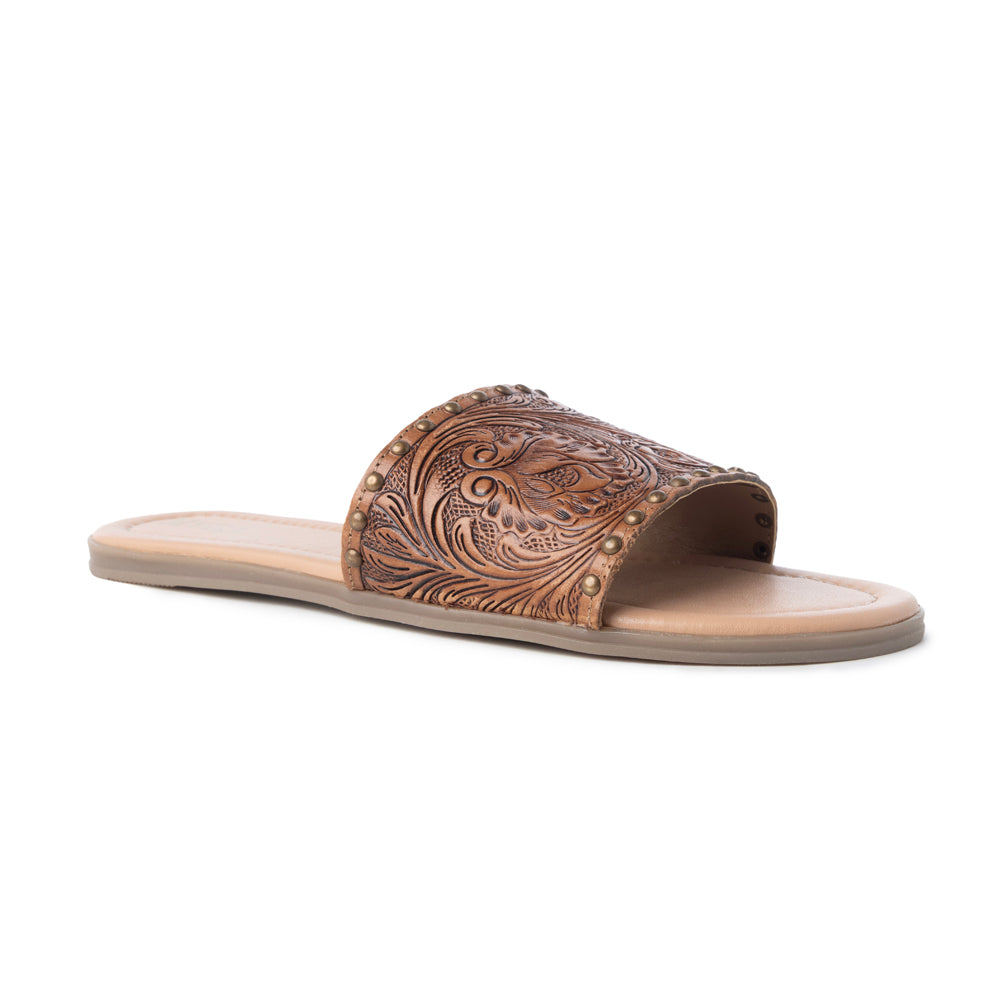 Kasandra Hand-Tooled Sandals