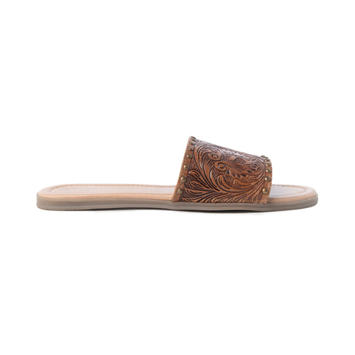 Kasandra Hand-Tooled Sandals