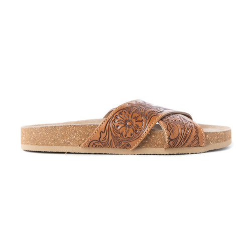 Gracie Hand-Tooled Sandals