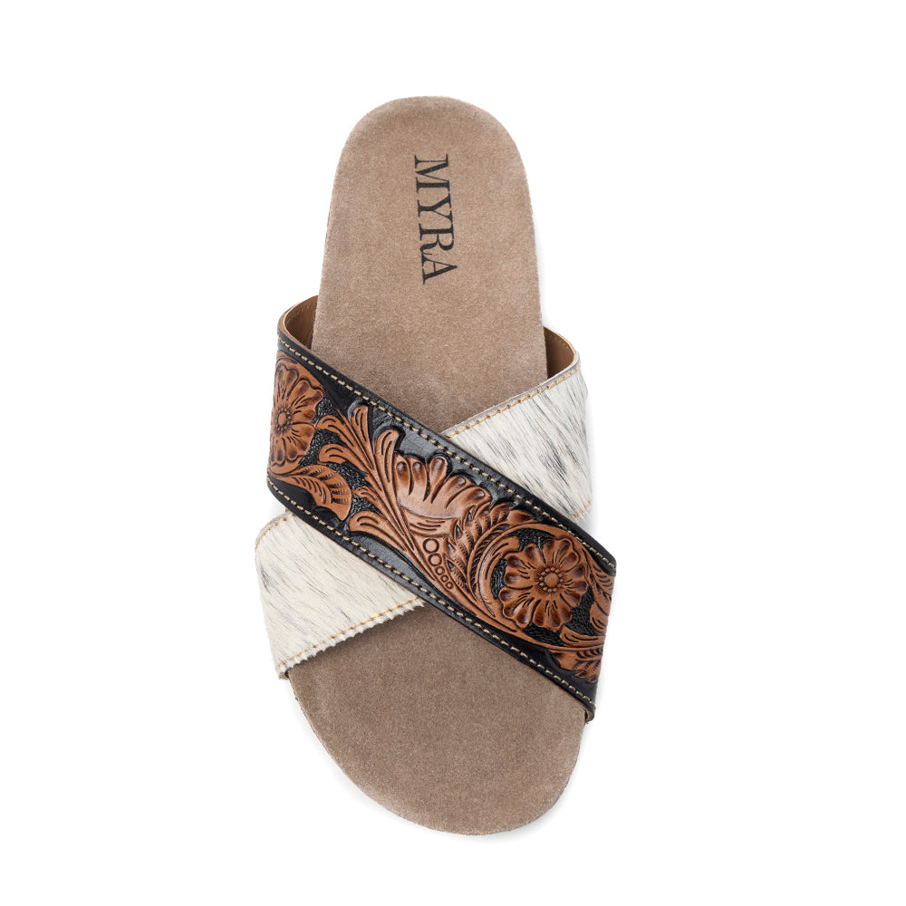 Nevada Hand-Tooled Sandals