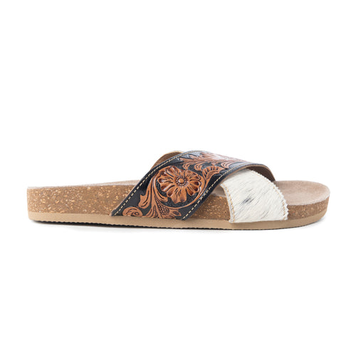 Nevada Hand-Tooled Sandals
