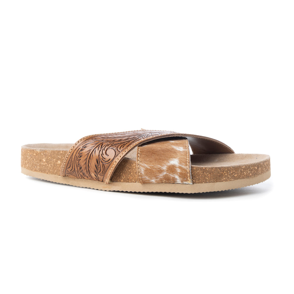 Prairie Hand-Tooled Sandals