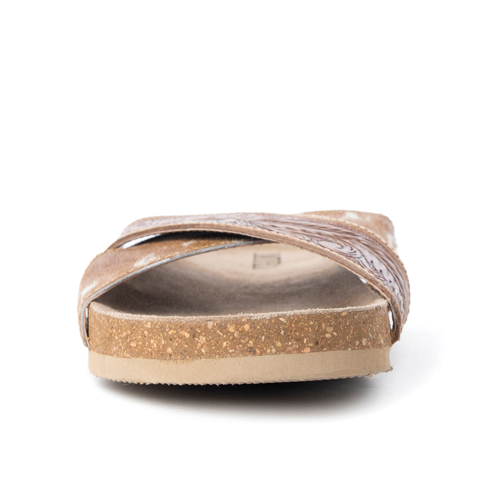 Prairie Hand-Tooled Sandals