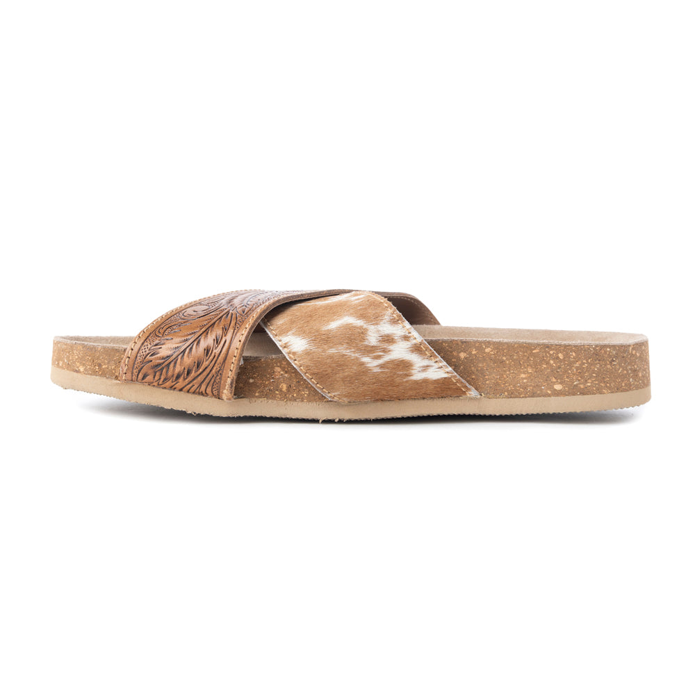 Prairie Hand-Tooled Sandals
