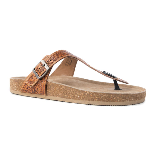 Rosie Trail Hand-Tooled Sandals