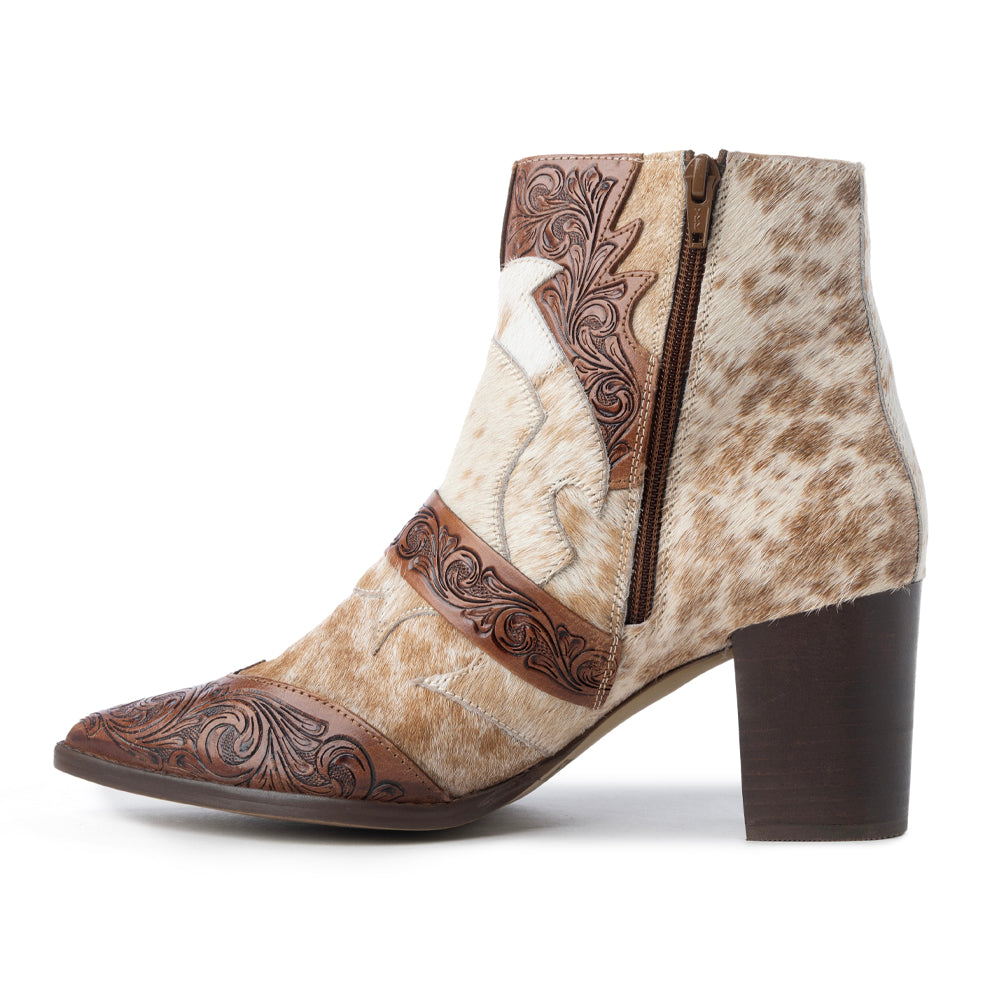Goldie Hair-On Hide Boots