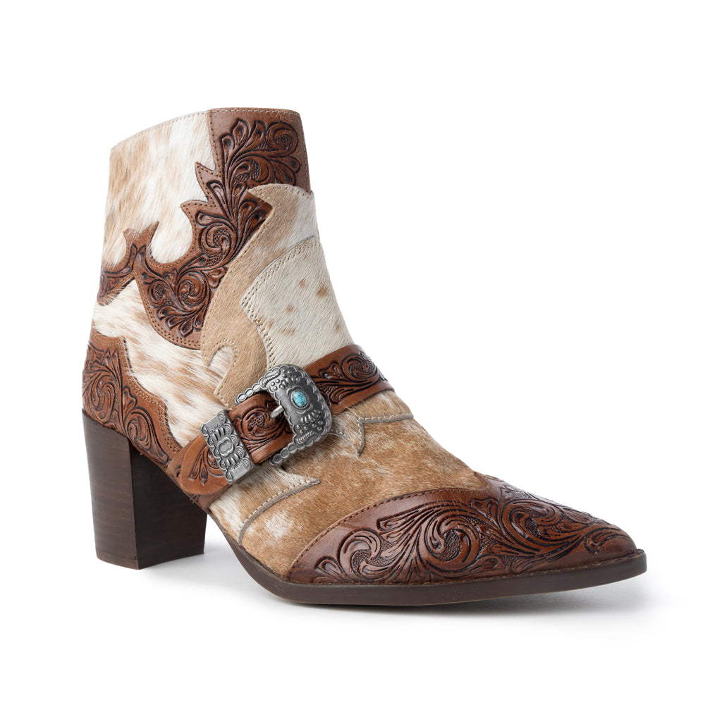 Goldie Hair-On Hide Boots