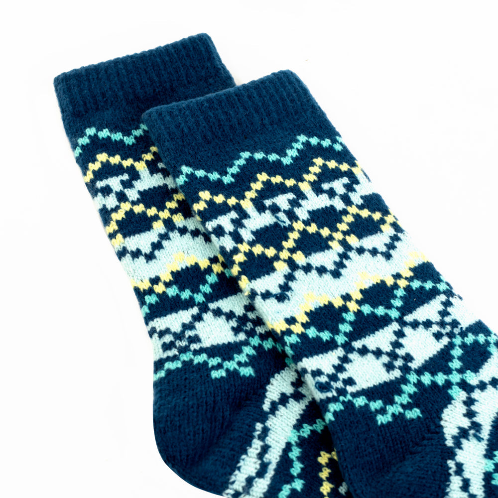 Sokker Blue Patterned Socks