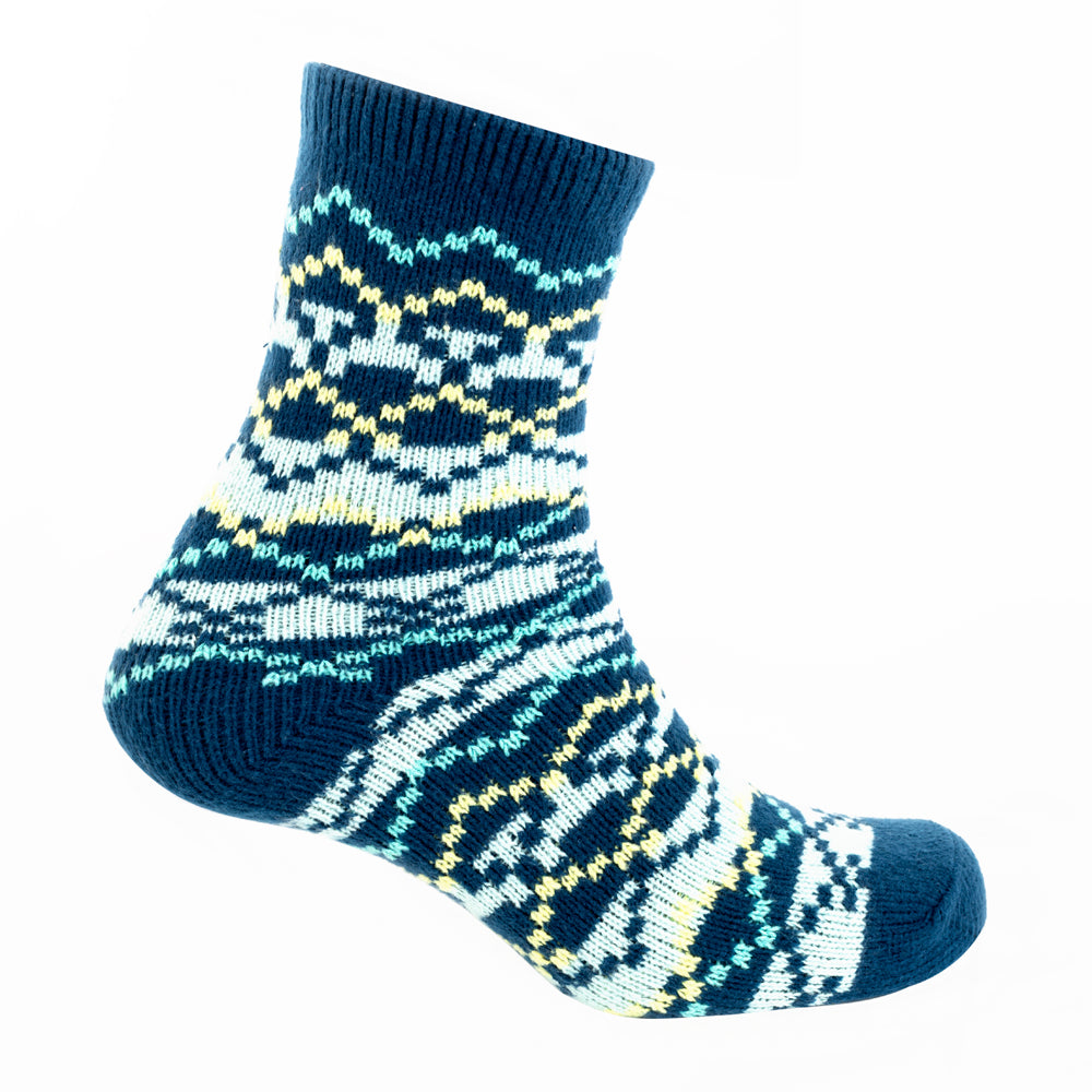 Sokker Blue Patterned Socks