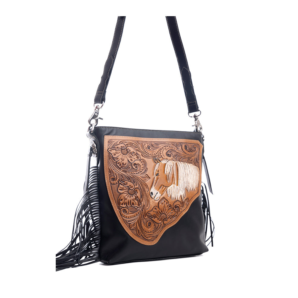 Stallion Spirit Hand-Tooled  Bag