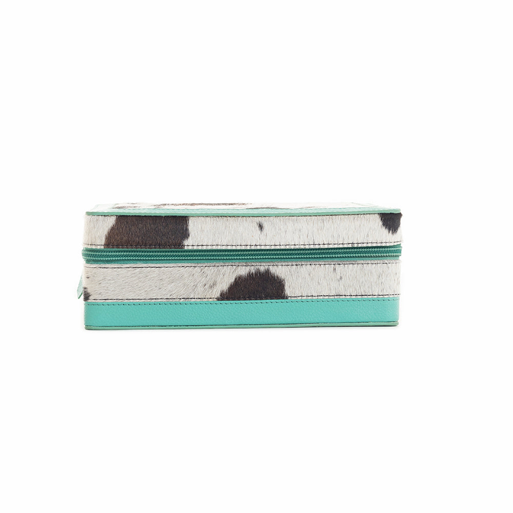 Tennison Charm Jewelry Box in Teal