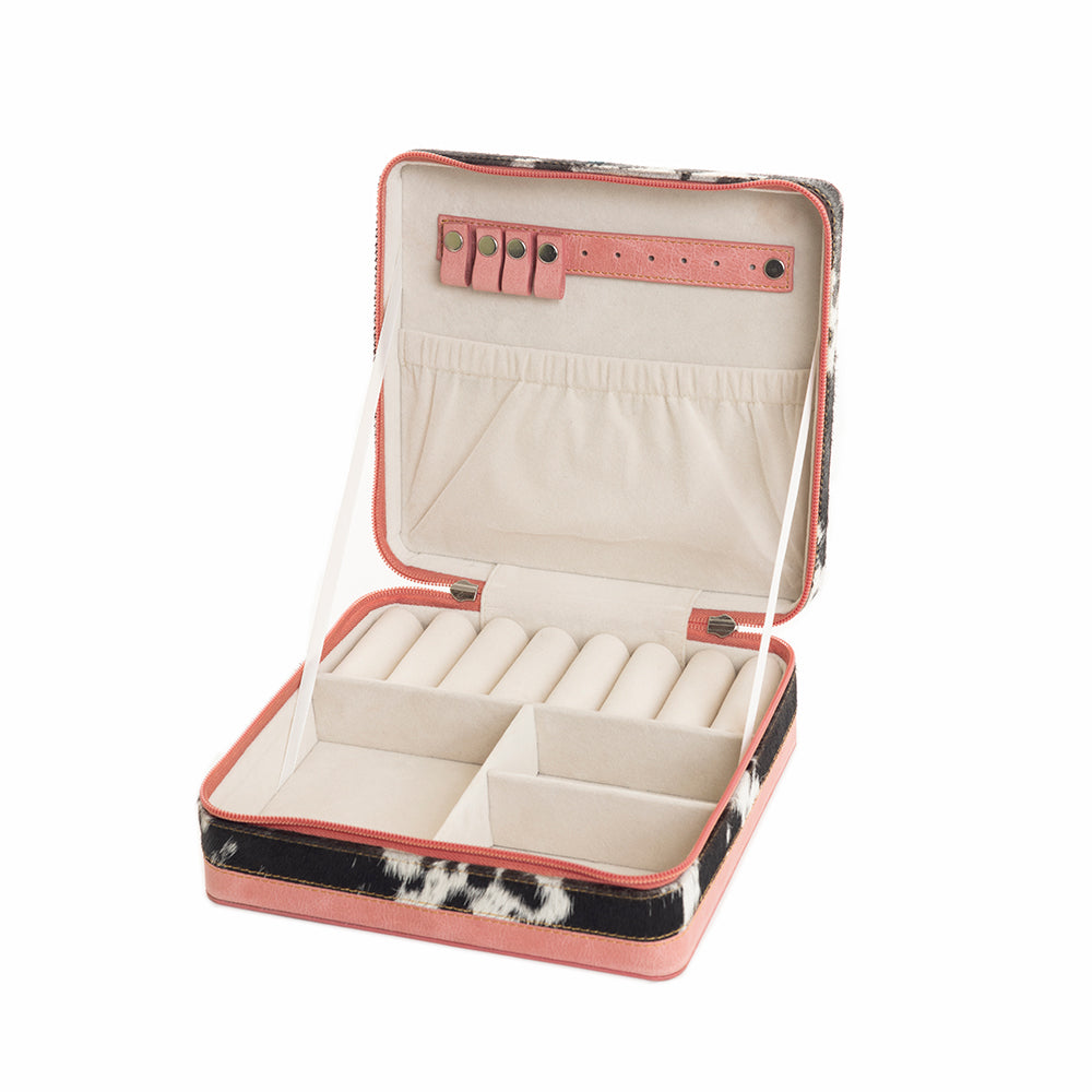 Tennison Charm Jewelry Box in Pink