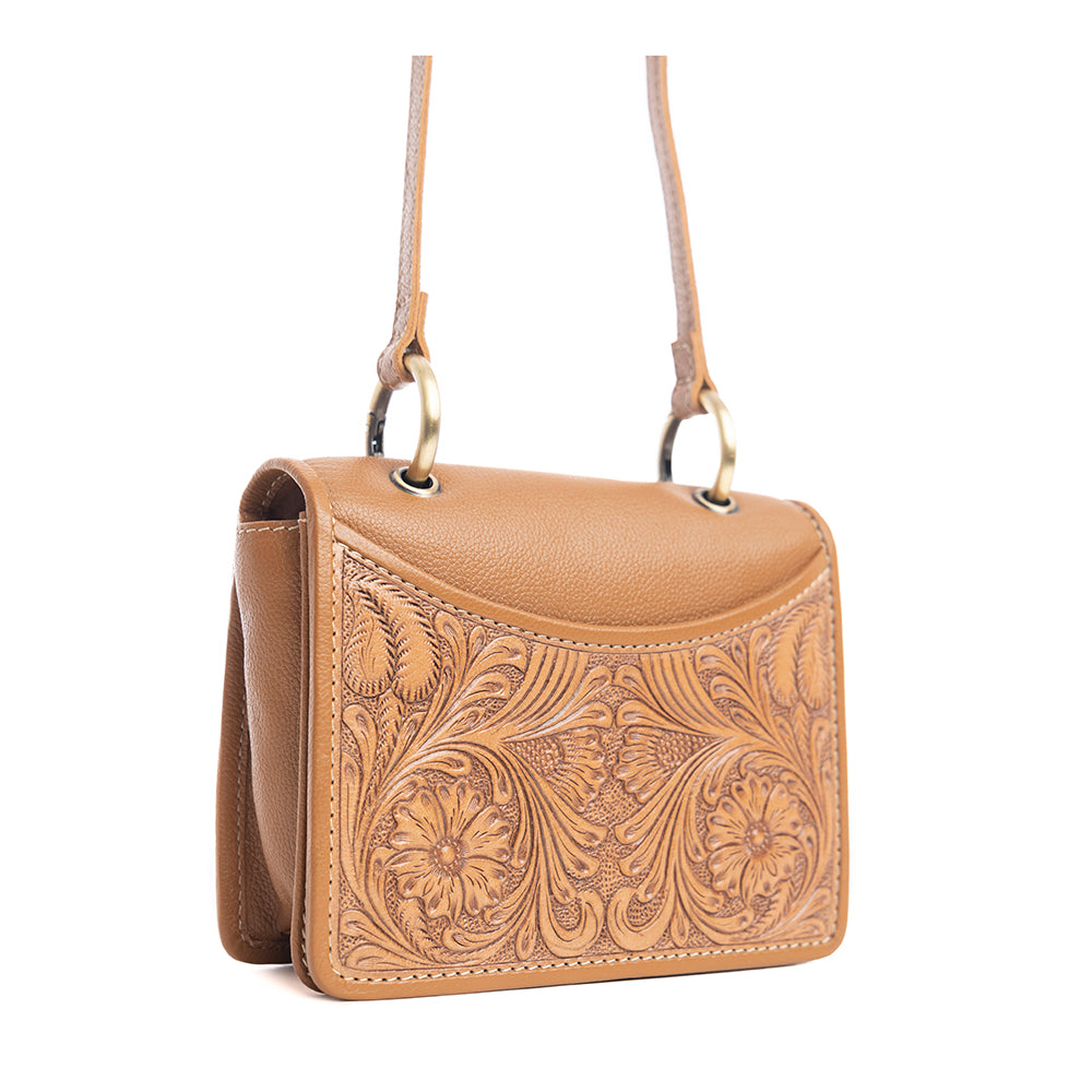 Breeze Wind Hand-Tooled Bag