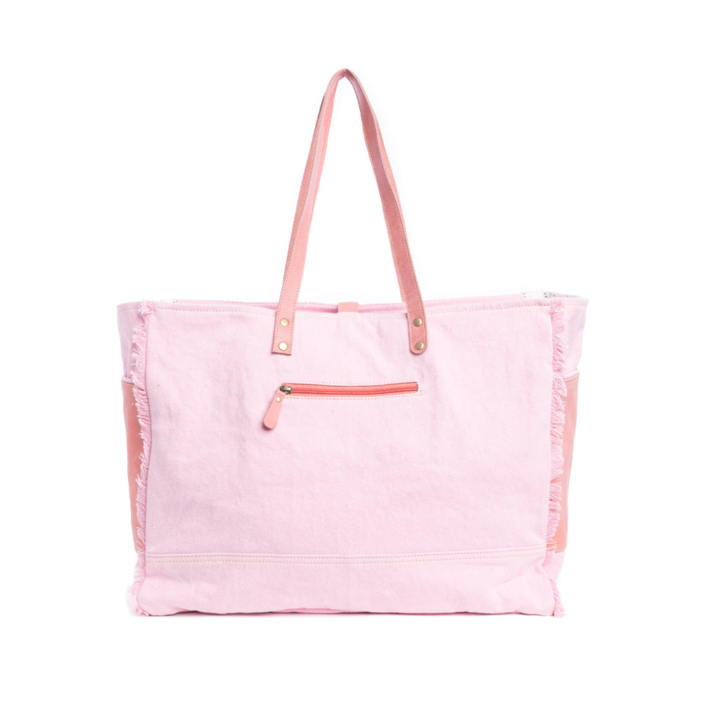 Angel Fire Weekender Bag in Meadow Pink