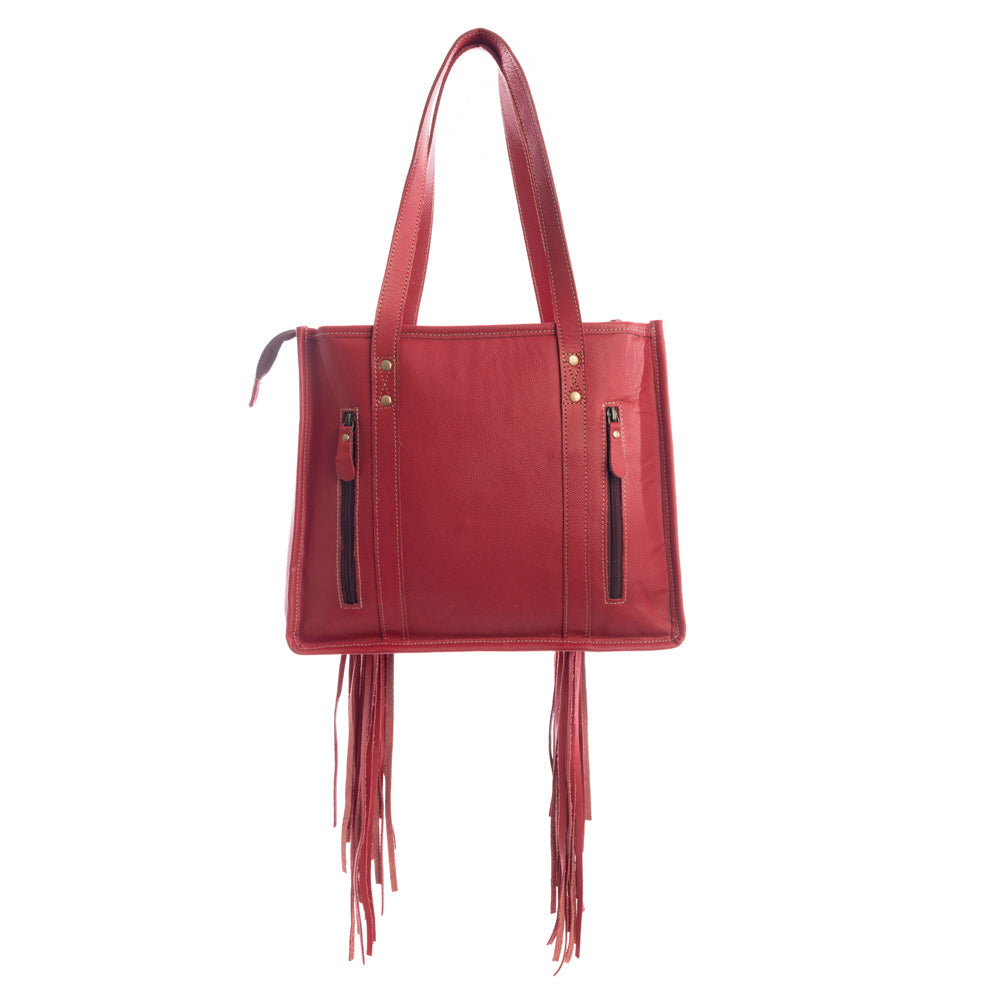Wagon Trails Concealed-Carry Bag in Scarlet
