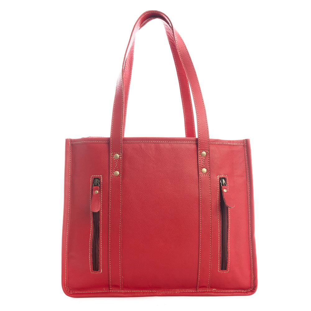 Questa Mesa  Concealed-Carry Bag in Scarlet