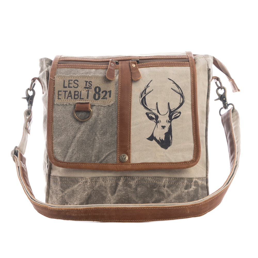 White Hart Deer Shoulder Bag