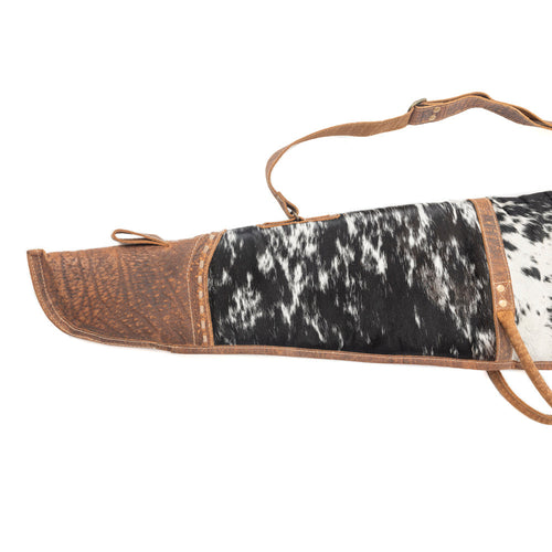 Wildhorn Hunter���s Leather Rifle Case in Smoky Hide