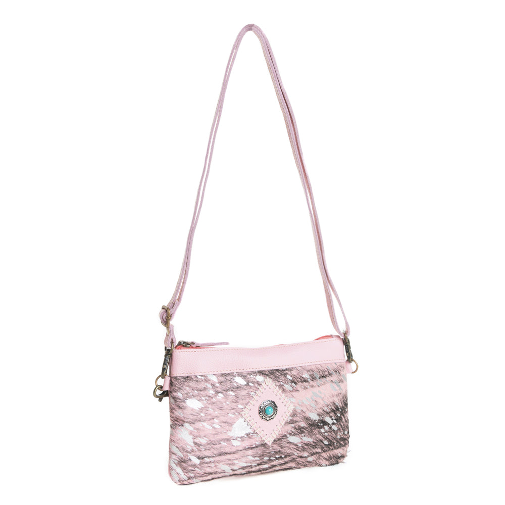 Eye of the Goddess Crossbody Bag in Rose