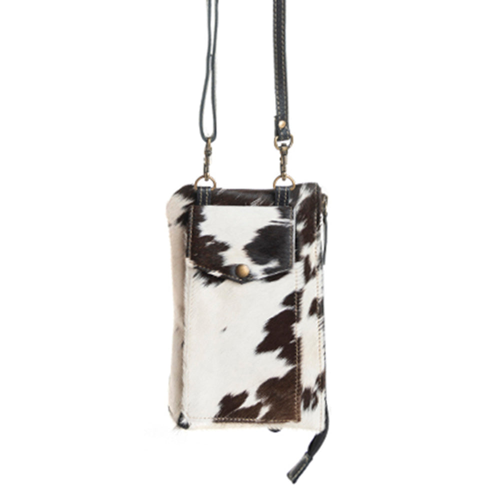 Wild Chic Phone Case Bag in Black & White