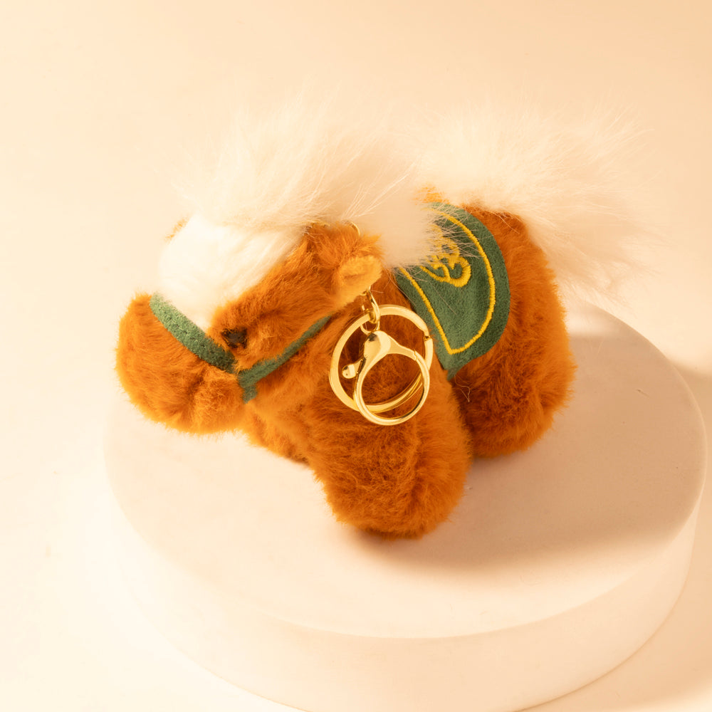 Western Whimsy Horse Bag Charm in Brown