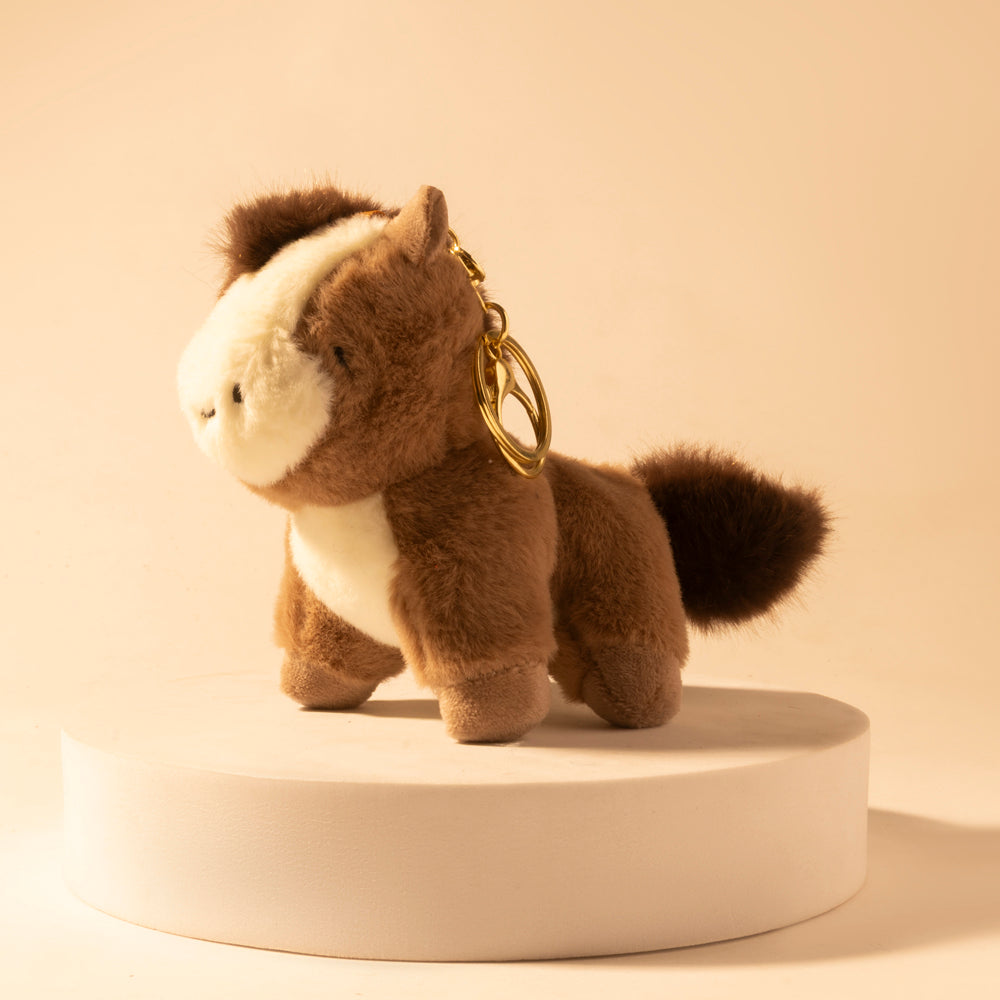 Saddle Sweetheart Bag Charm in Desert Fawn