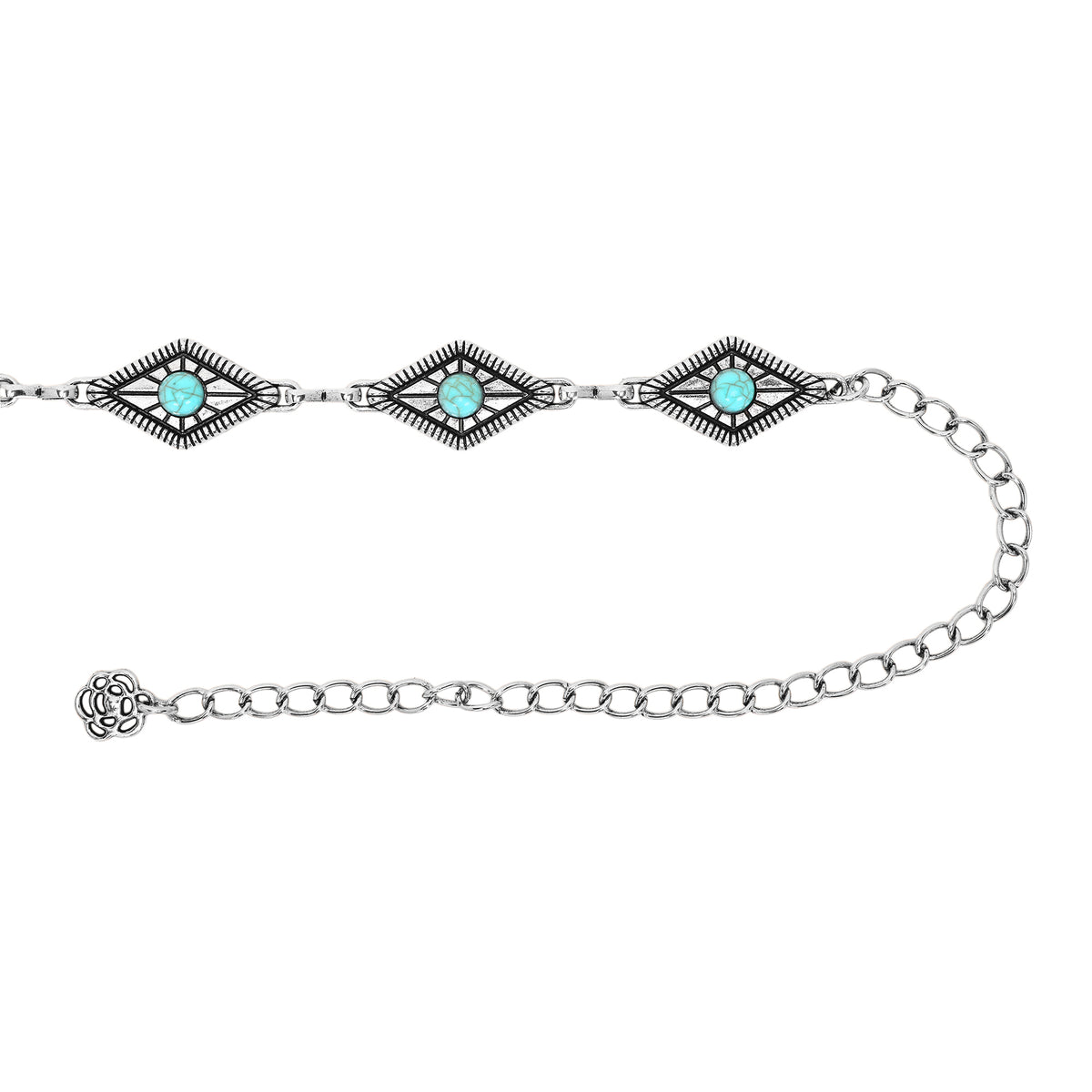 Desert damsel Concho Chain Belt for Women