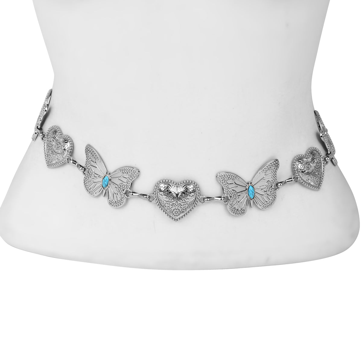 Flutterstone Western Chain Belt for Women