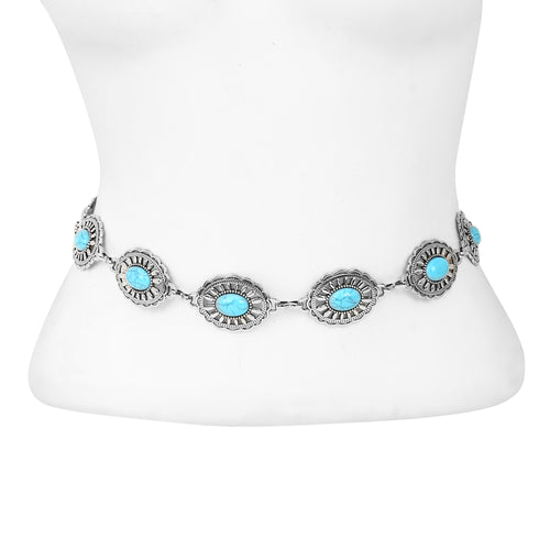 Ranchera Stone Chain Belt for Women