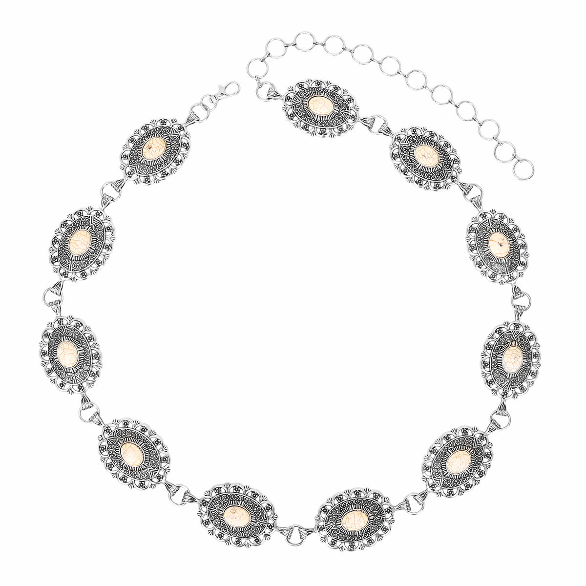Dustrose Stone Concho Belt for Women