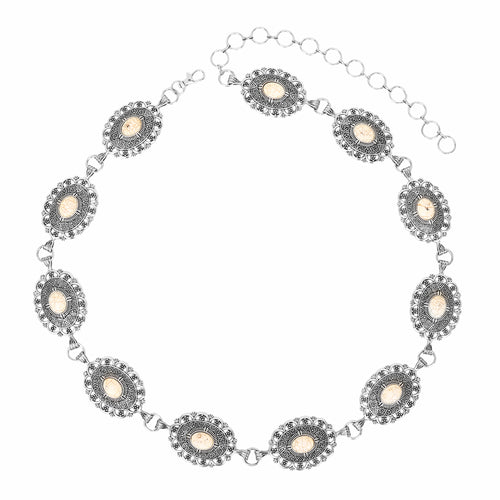 Dustrose Stone Concho Belt for Women