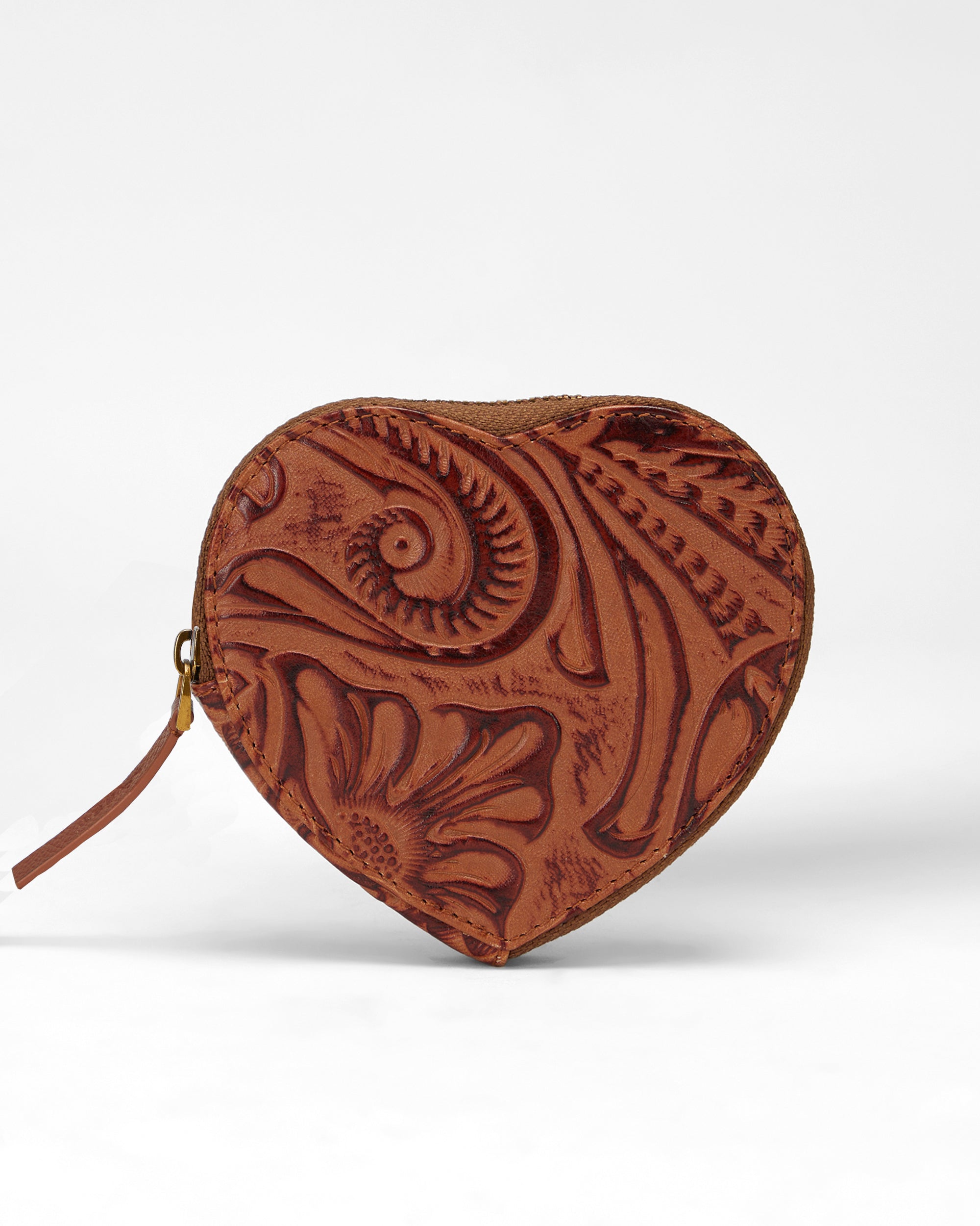 Loyal West Cupid Coin Pouch Handtooled Leather