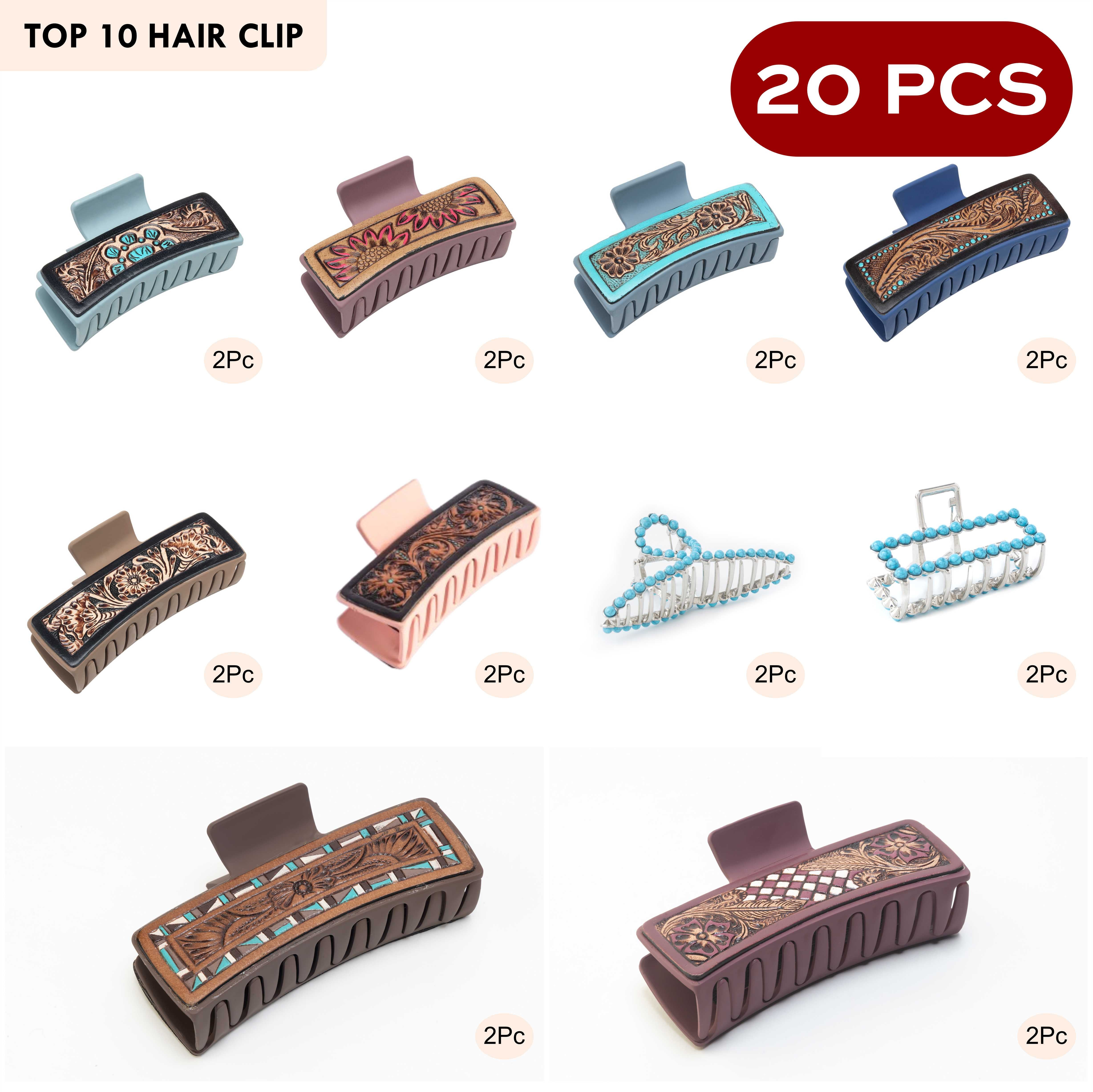 Top 10 Hair Clips - 20 PCS