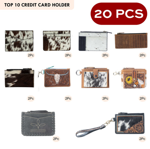 Top 10 Credit Card Holders - 20 PCS