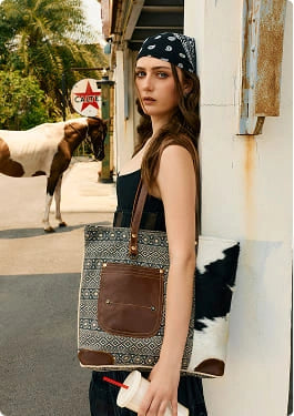 Up-Cycled Canvas Bags