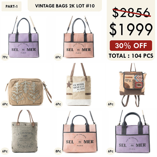 VINTAGE BAGS 2K LOT-10