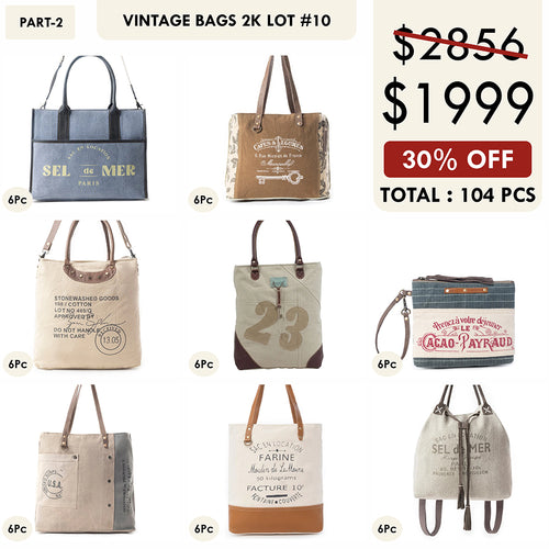 VINTAGE BAGS 2K LOT-10