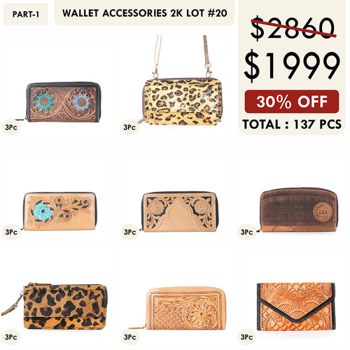 WALLETS 2K LOT-20