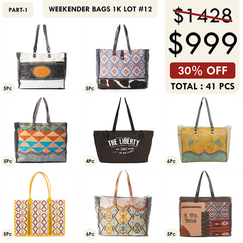 WEEKENDER BAGS 1K LOT-12