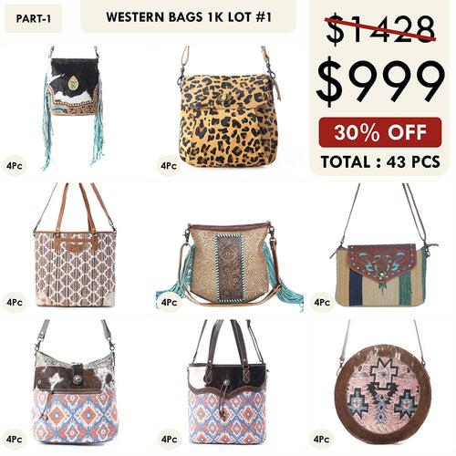 WESTERN BAGS 1K LOT-1