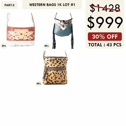 WESTERN BAGS 1K LOT-1