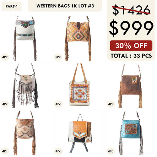 WESTERN BAGS 1K LOT-3