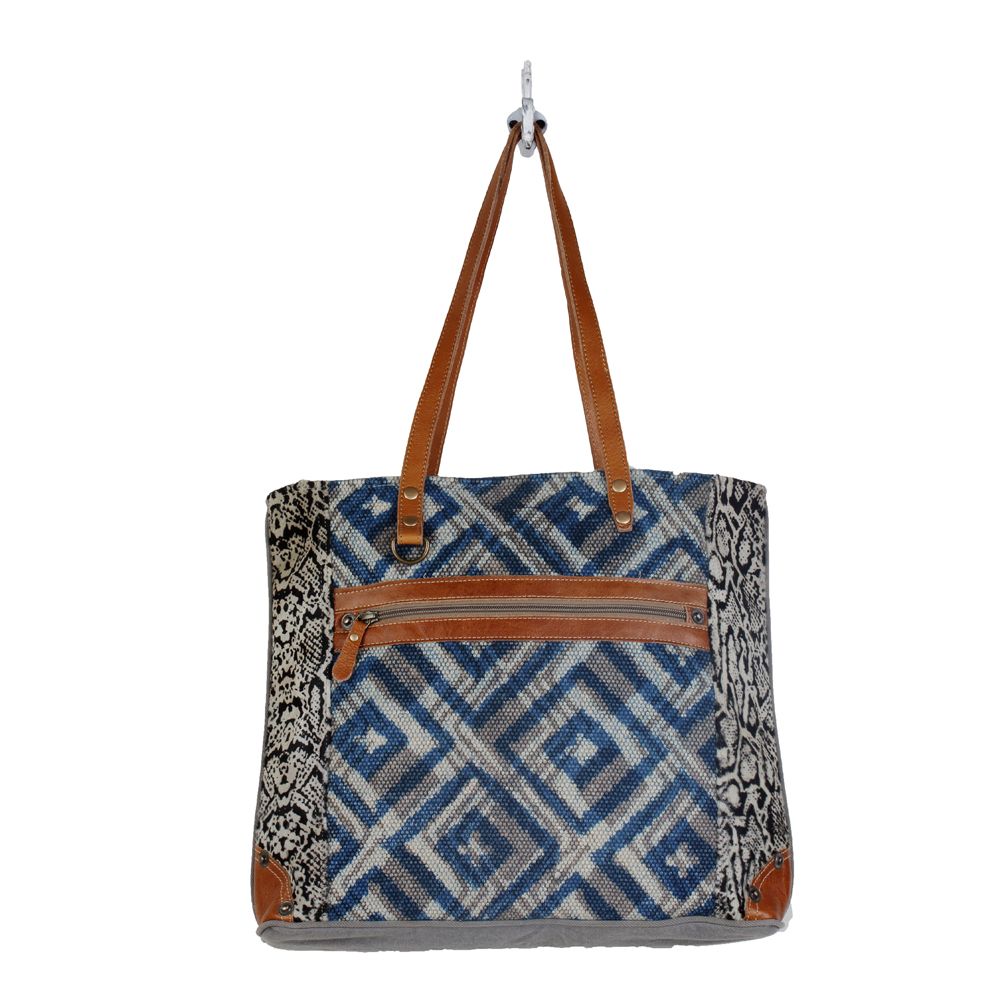 Rhombic Pattern Tote Bag