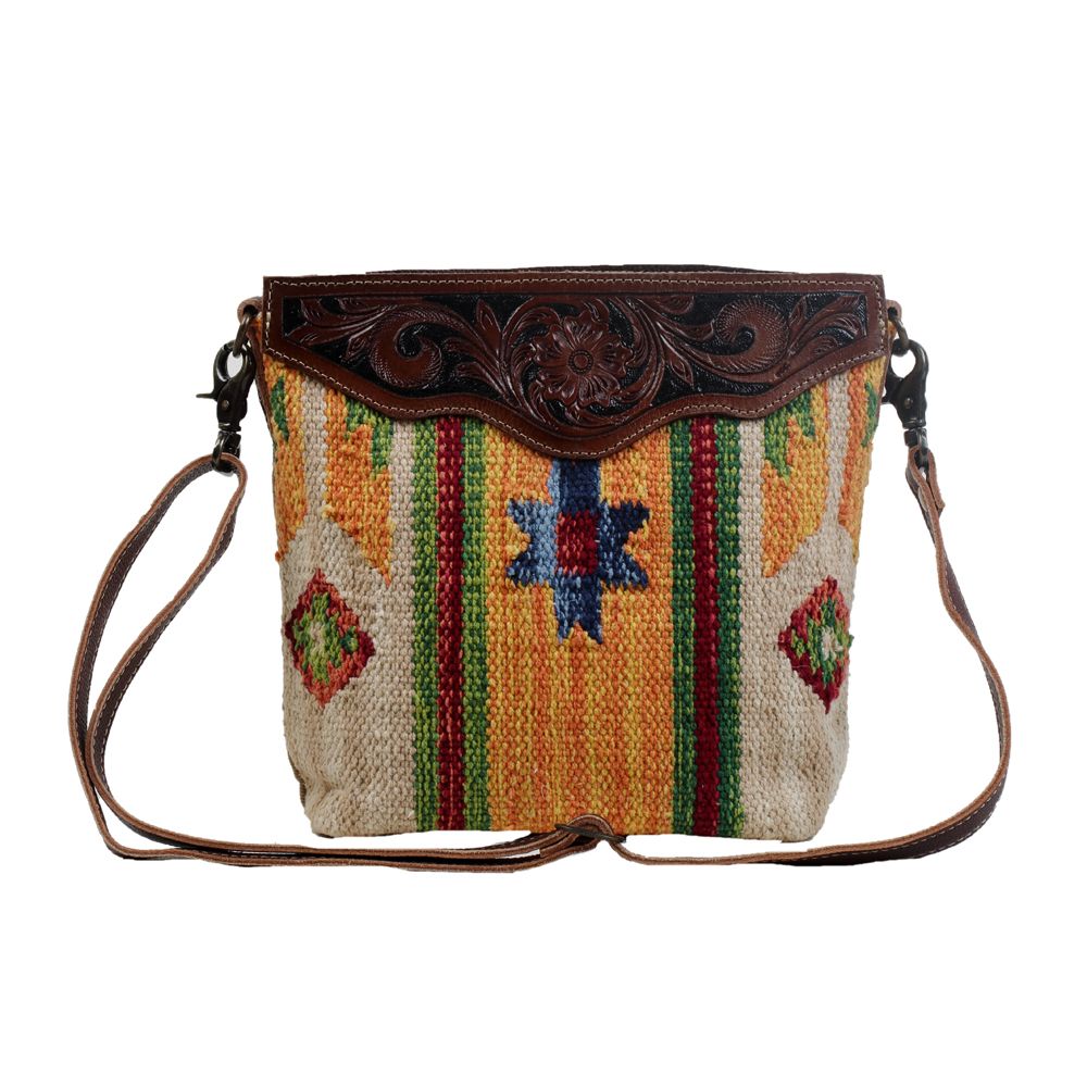 TINI MINI HAND TOOLED BAG